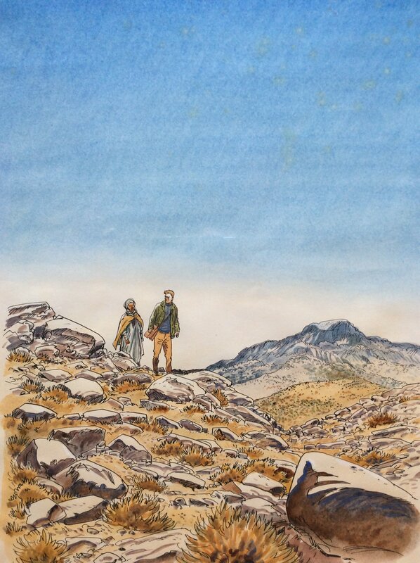L'hôte par Jacques Ferrandez, Albert Camus - Couverture originale