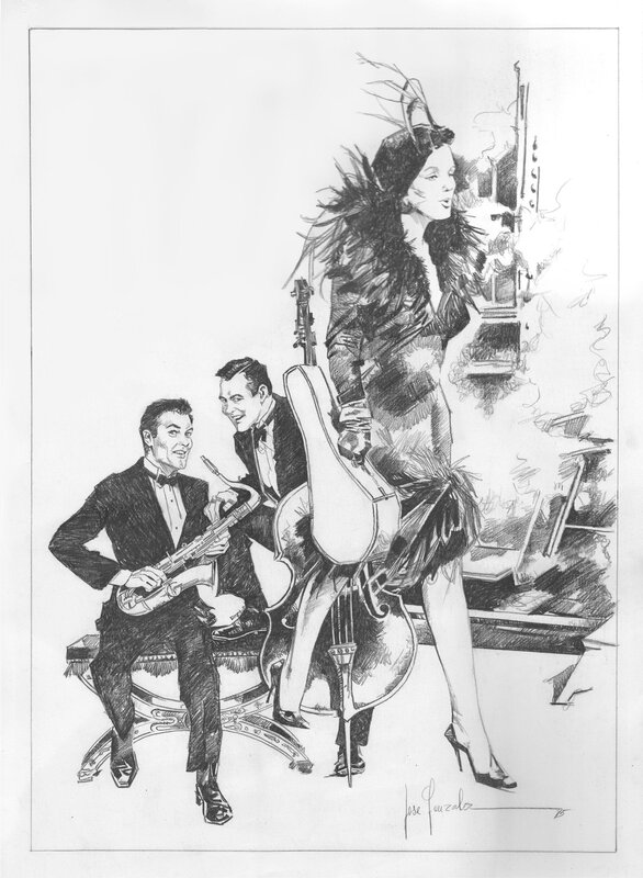 José González, Marilyn Monroe. Some like it hot. - Original Illustration