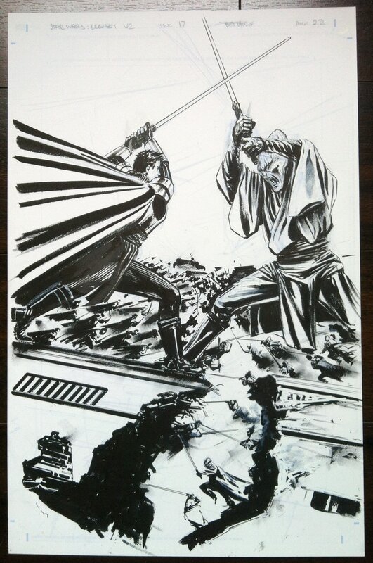 Star Wars Legacy par Brian Thies - Planche originale