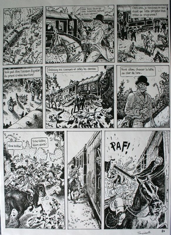 Professeur Bell par Hervé Tanquerelle - Planche originale