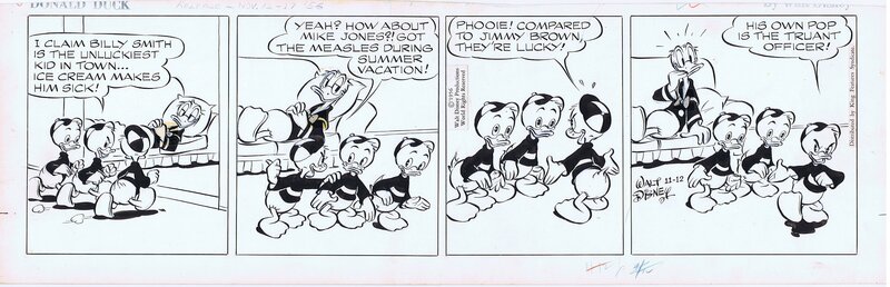 Donald Duck Daily by Al Taliaferro - Planche originale