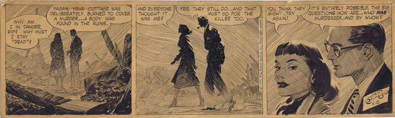 Rip Kirby by Alex Raymond - Planche originale