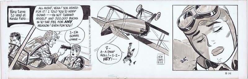 X-9 Daily by Bob Lubbers - Planche originale