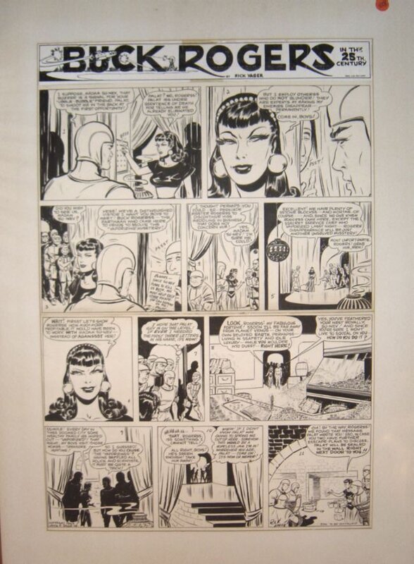 Buck Rogers Sunday par Rick Yager - Planche originale