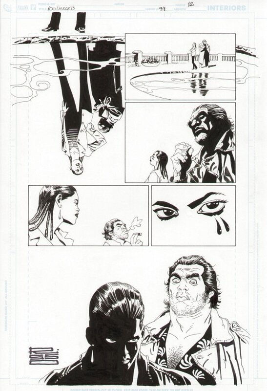 100 Bullets #94 page by Eduardo Risso - Comic Strip