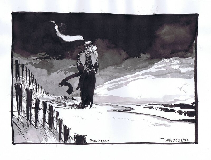 Corto Maltese by Tim Sale - Original Illustration