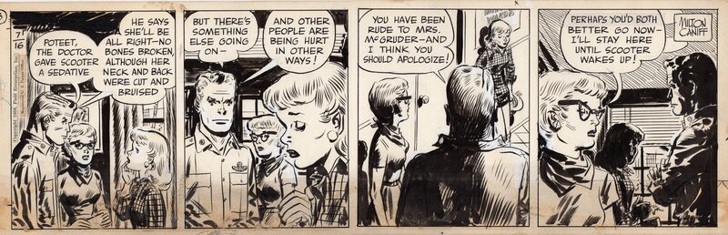 Milton Caniff, Steve Canyon 16/7/1958 - Planche originale