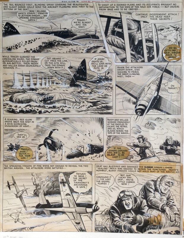 Paddy PAYNE ! par Joe Colquhoun - Planche originale