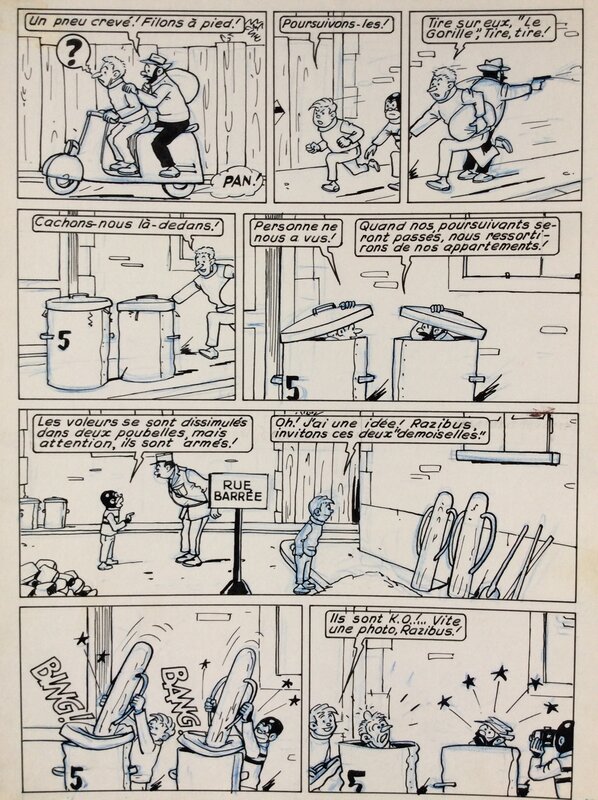 Bibi Ficotin par Pierre Lacroix - Planche originale