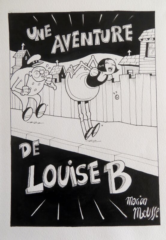 Louise et les Loups par Marion Mousse - Planche originale