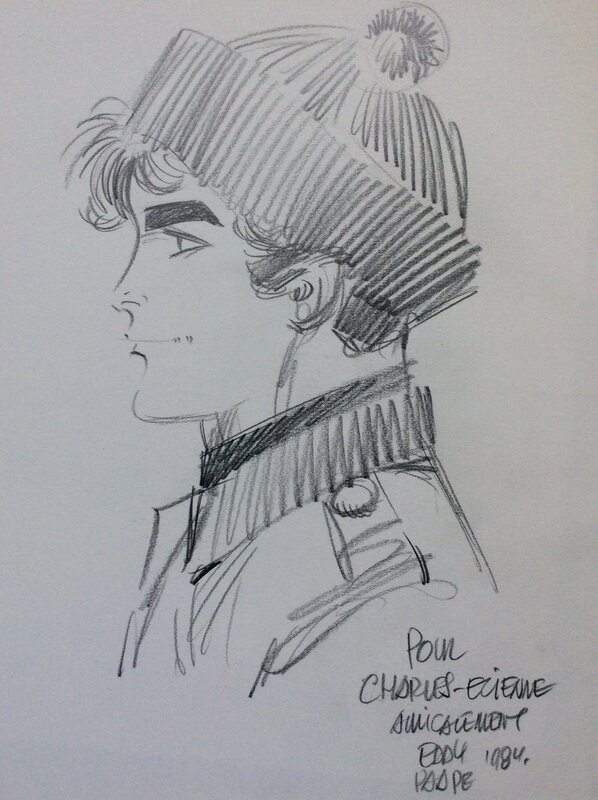 Marc Dacier by Eddy Paape - Sketch