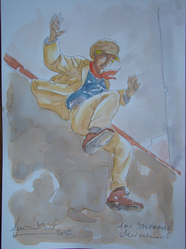 Fabien M by Jean-Marc Stalner - Original Illustration