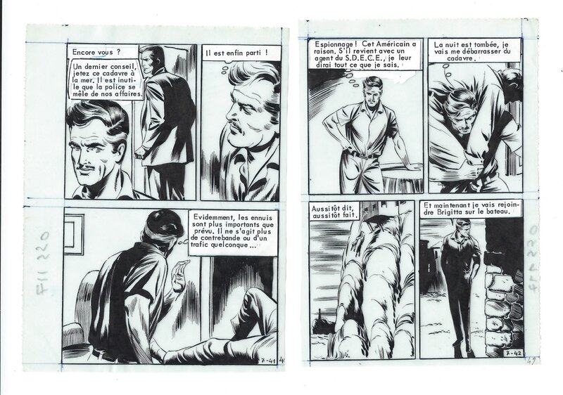 unknown, Auteur et publication inconnus - Planche originale