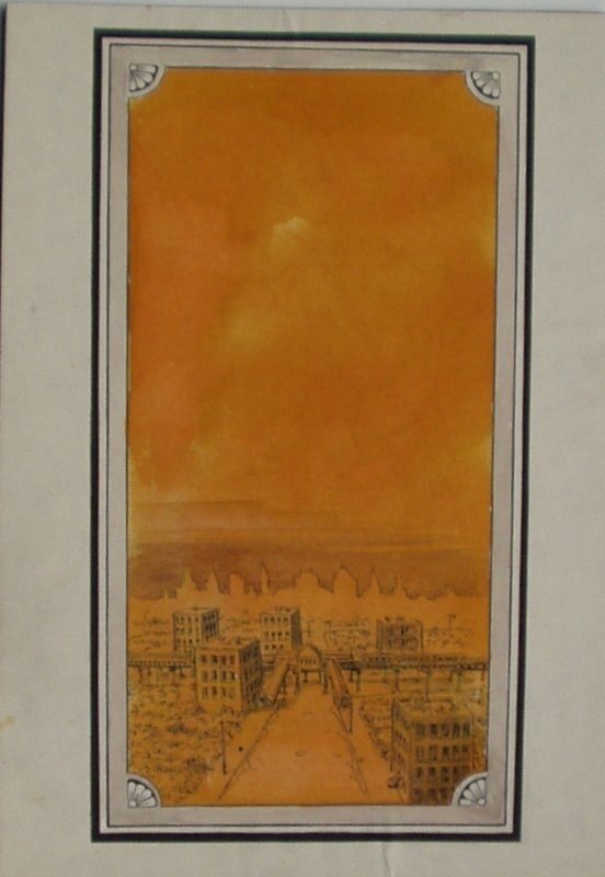 Will Eisner, Back cover Dropsie Avenue - Couverture originale