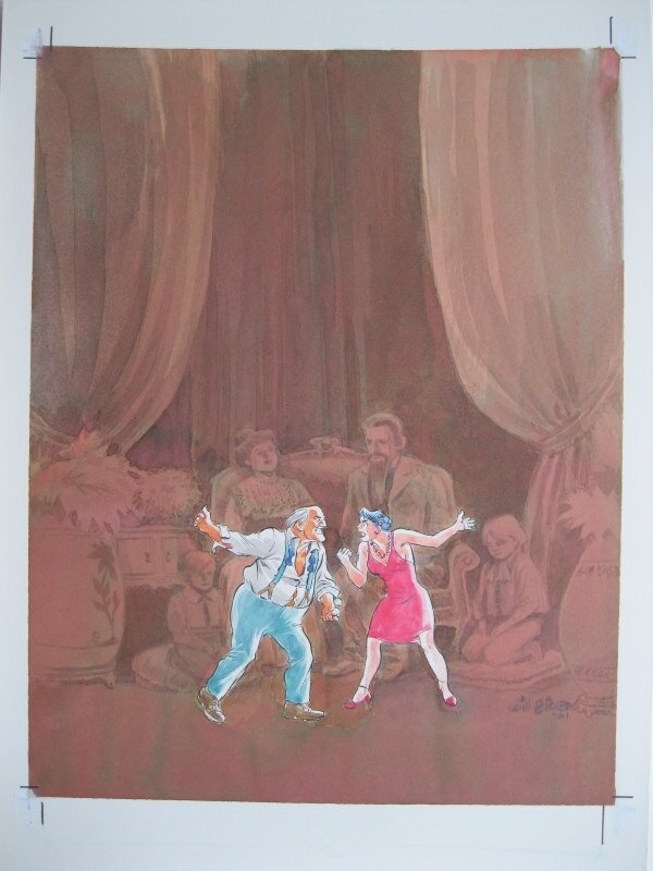 Will Eisner, Cover painting - The name of the game - Couverture originale