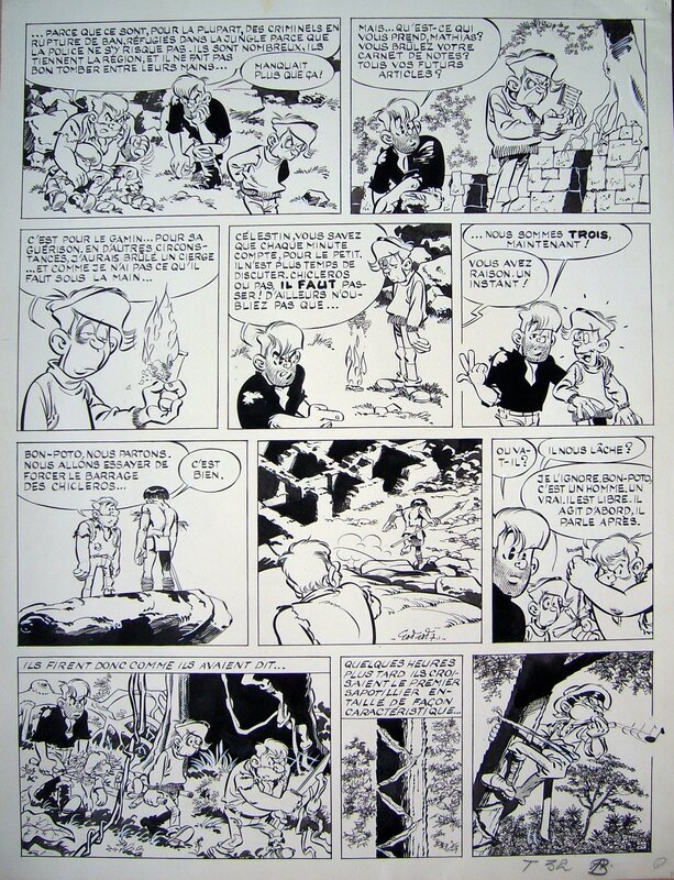 Christian Godard, Les clochards de la jungle - Comic Strip