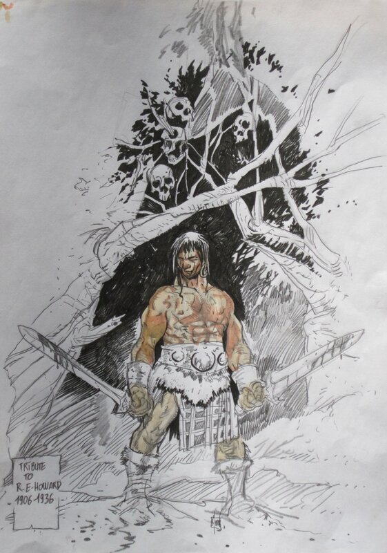 Conan par Lionel Marty - Planche originale