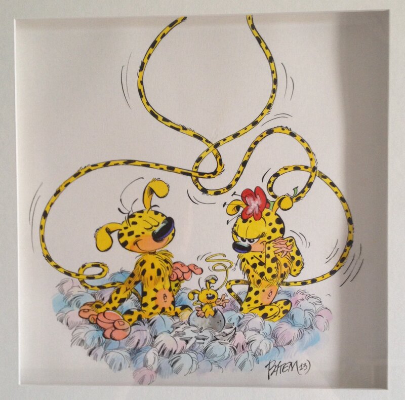 Marsupilami par Batem - Illustration originale