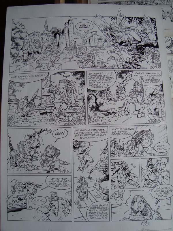 Atalante par Crisse - Planche originale