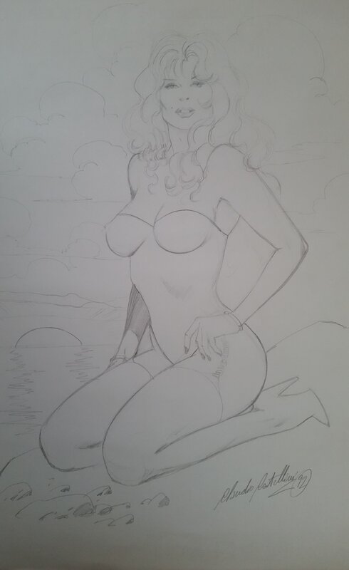 En vente - Woman par Claudio Castellini - Illustration originale