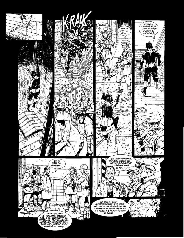 Jean-Yves Delitte, Tanâtos, Le Mystère du Lusitania, Planche originale - Comic Strip