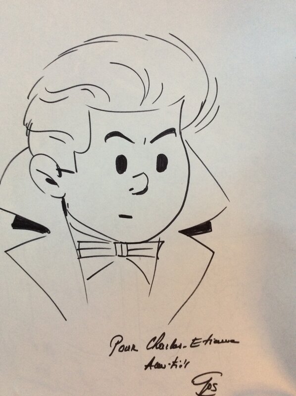 Gil Jourdan by Gos, Maurice Tillieux - Sketch