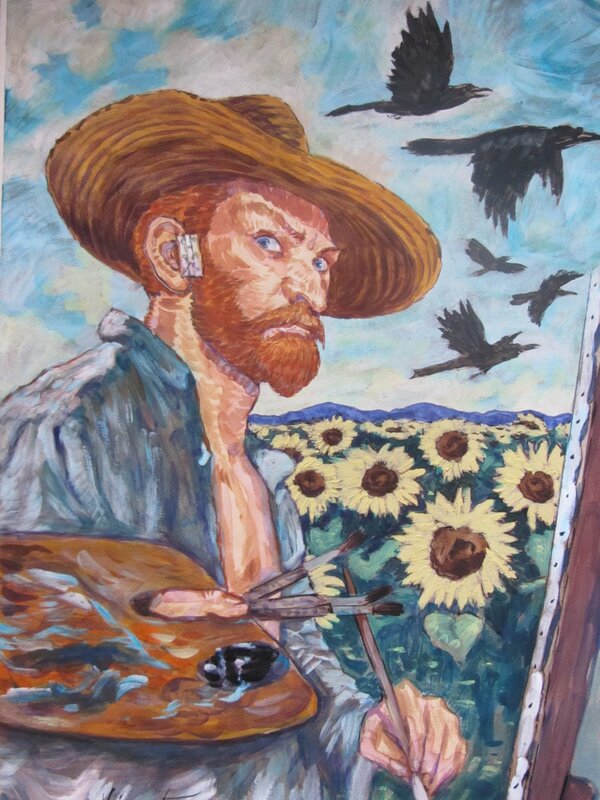 Vincent Van Gogh par Gradimir Smudja - Illustration originale