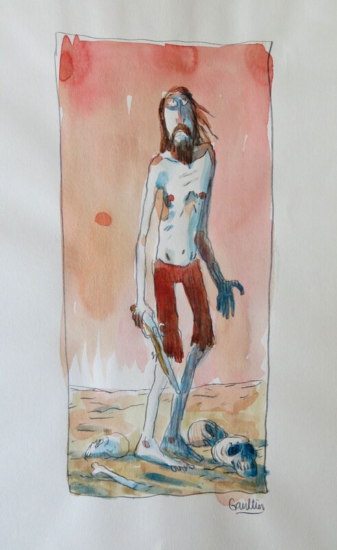 Robinson Crusoe par Christophe Gaultier - Planche originale