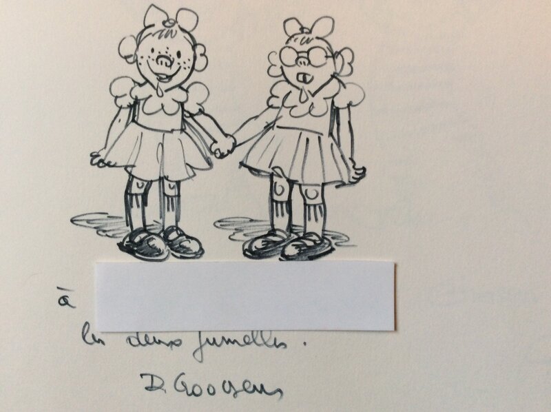 Daniel Goossens, Les petites jumelles modèles - Sketch