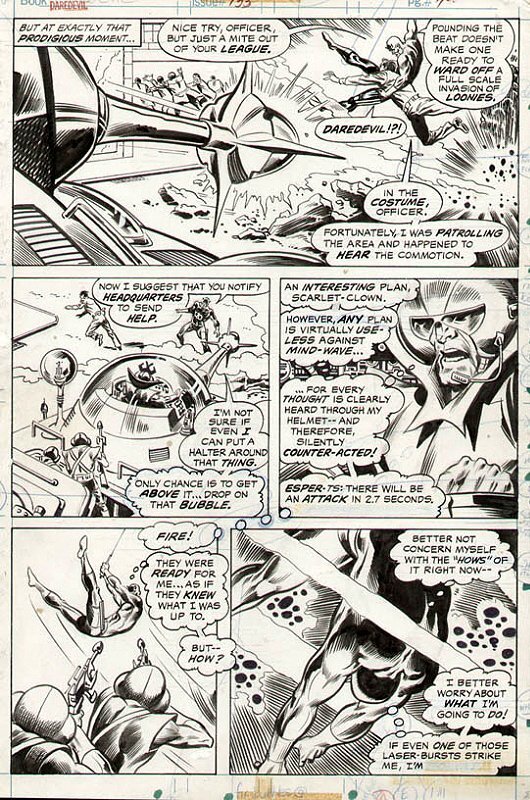 Daredevil #133 par Bob Brown, Jim Mooney - Planche originale