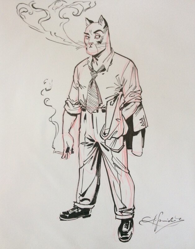 Blacksad by Juanjo Guarnido - Original Illustration