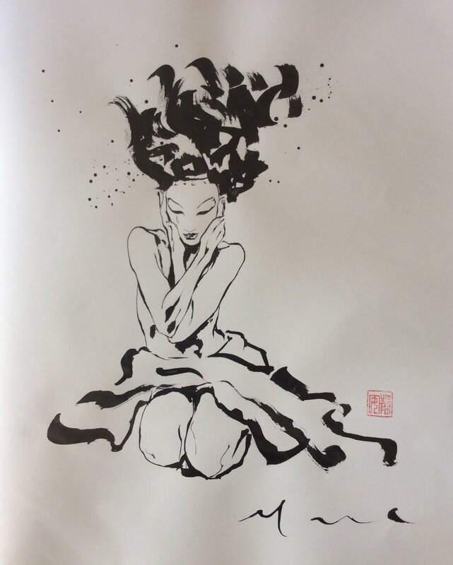 Kabuki par David W. Mack - Illustration originale