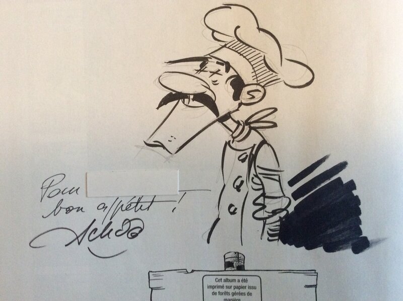 Achdé, Lucky Luke - Averell - Dédicace