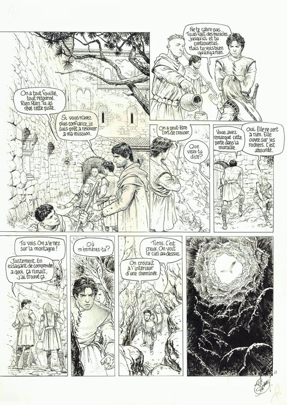 Philippe Delaby, L'étoile Polaire - planche 17 tome 4 Les mensonges d'Aliénor - Comic Strip