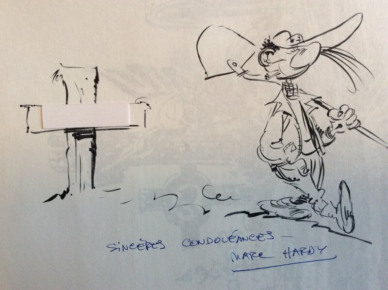 Pierre Tombal par Marc Hardy - Dédicace