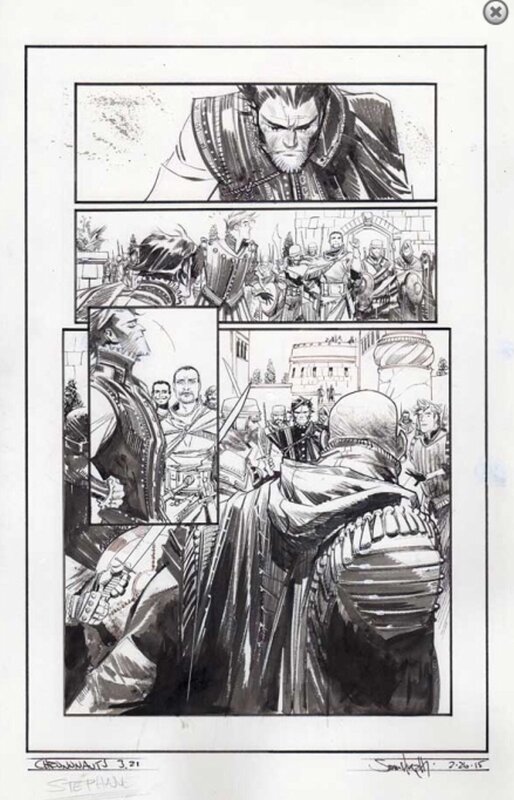 Chrononauts 3 P 21 par Sean Murphy - Planche originale