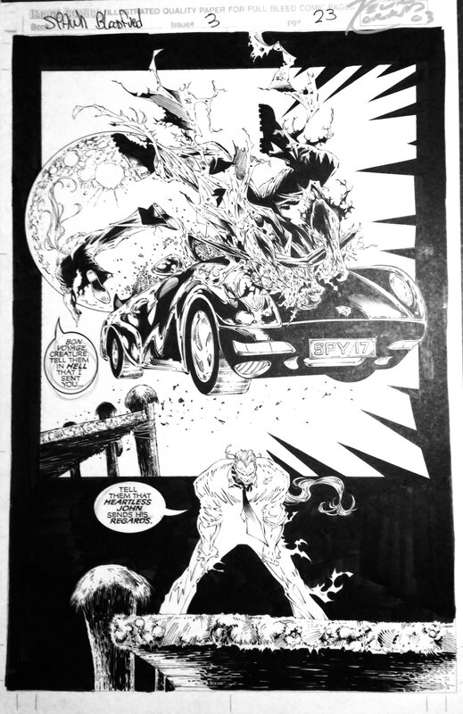 Tony Daniel, Kevin Conrad, Spawn. Blood Feud #3 - Comic Strip