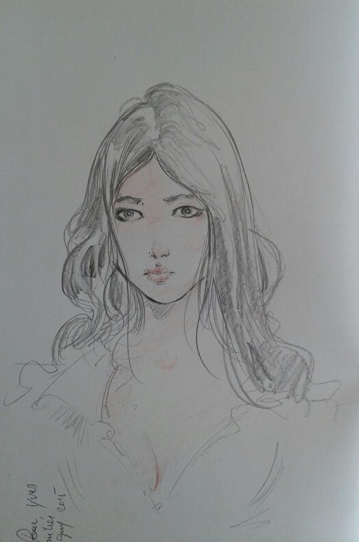 Le Sang du Dragon by Guy Michel - Sketch