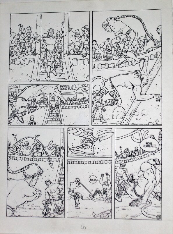 Le prince manchot par Arno - Planche originale