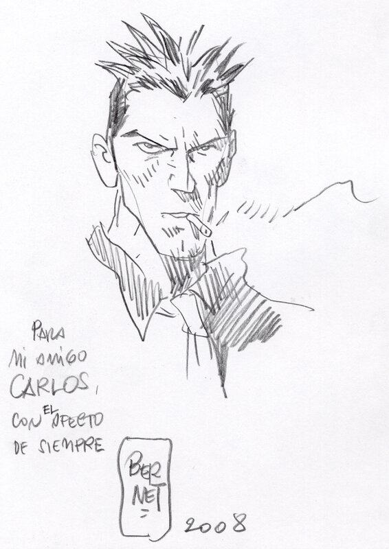 Torpedo. by Jordi Bernet - Sketch