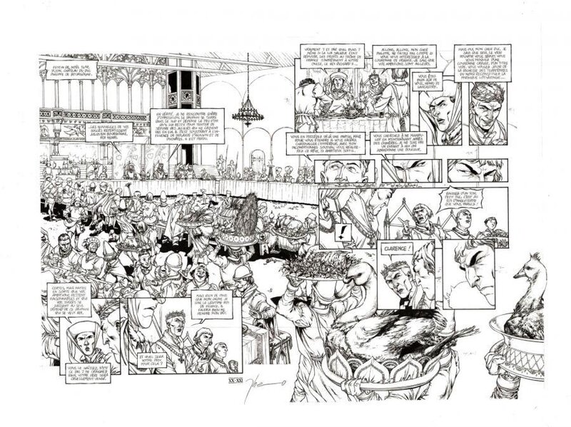 Théo, Le trône d'argile t3 - Comic Strip