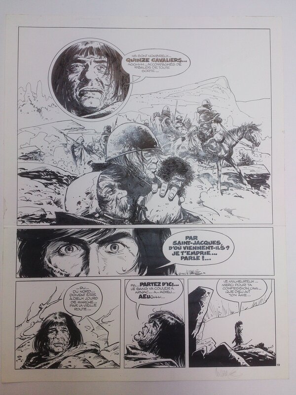 Ramiro par William Vance - Planche originale