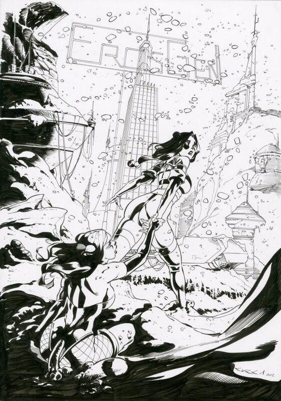 Pandamonia by Vincenzo Cucca, Ennio Ecuba - Original Illustration