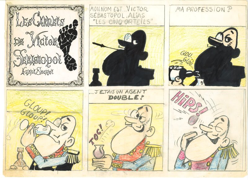 Victor Sébastopol par Jacques Devos, Hubuc - Œuvre originale