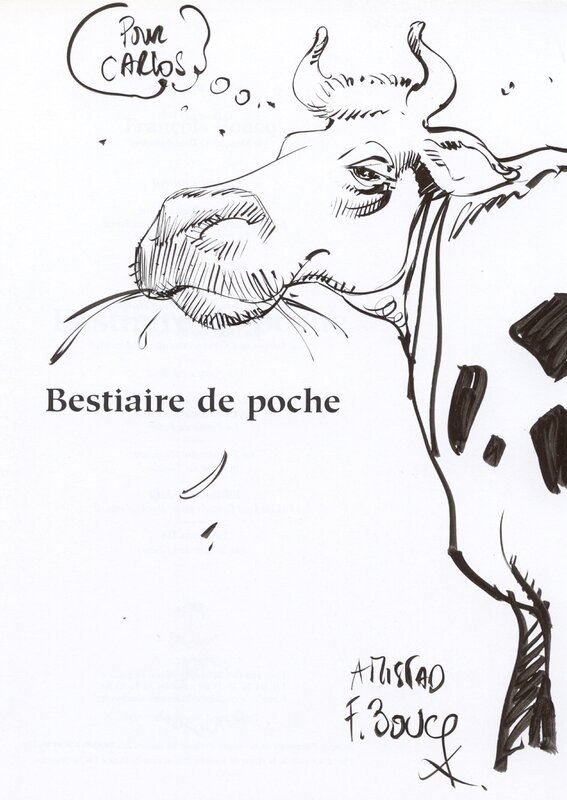 Bestiaire by François Boucq - Sketch