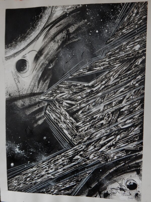 Cosmos 30 par Philippe Druillet - Illustration originale