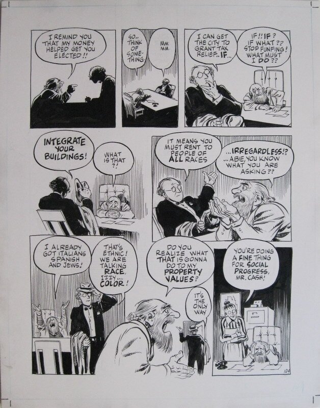 Will Eisner, Dropsie avenue - page 104 - Planche originale