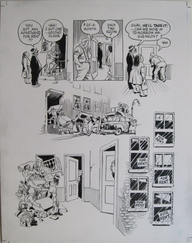 Will Eisner, Dropsie avenue - page 111 - Planche originale