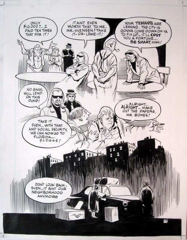 Will Eisner, Dropsie avenue - page 117 - Planche originale