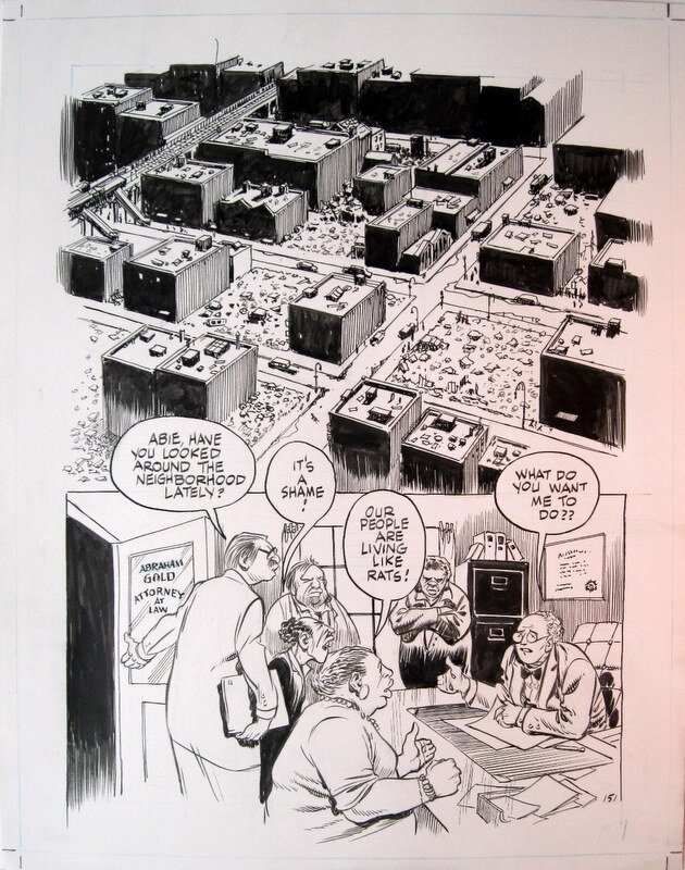 Will Eisner, Dropsie avenue - page 151 - Planche originale